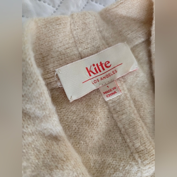 Kilte Collection Cashmere Cozy Cream Cardigan - Picture 5 of 7